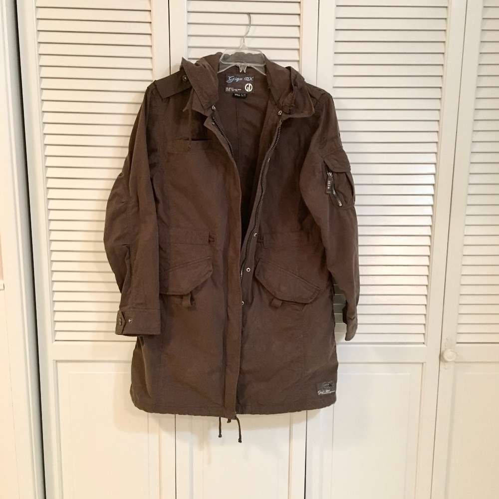 Women Cargo Coat Jacket Giga DX 14 Brown Killtec Never worn